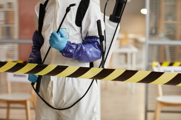 Professional Blood Cleanup technician working in Allendale, NJ